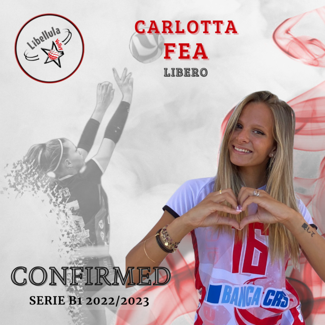 B1 TARGATA 22/23: Carlotta Fea confermata