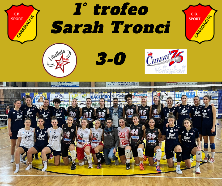1° trofeo Sarah Tronci